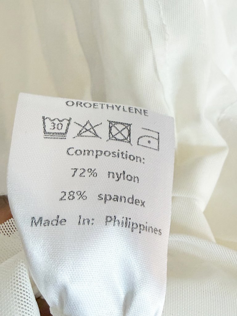 Innovare Denim White Davion Halter Mini Dress Nwt Size Small Bubble Hem — image 5 of 8